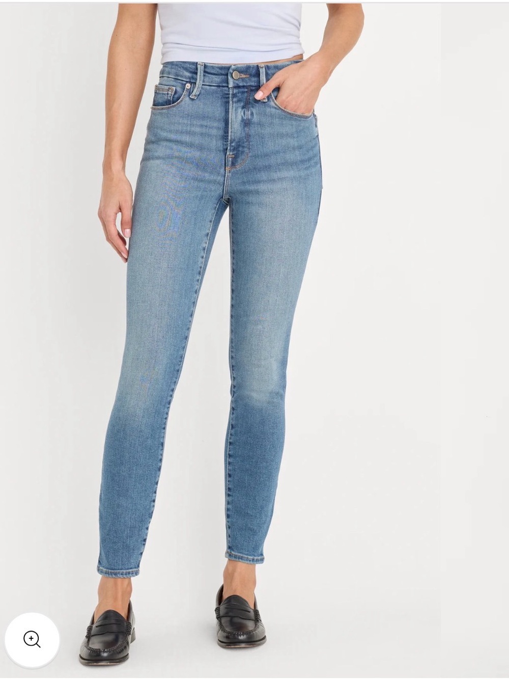 Good American Light Blue Skinny Jeans